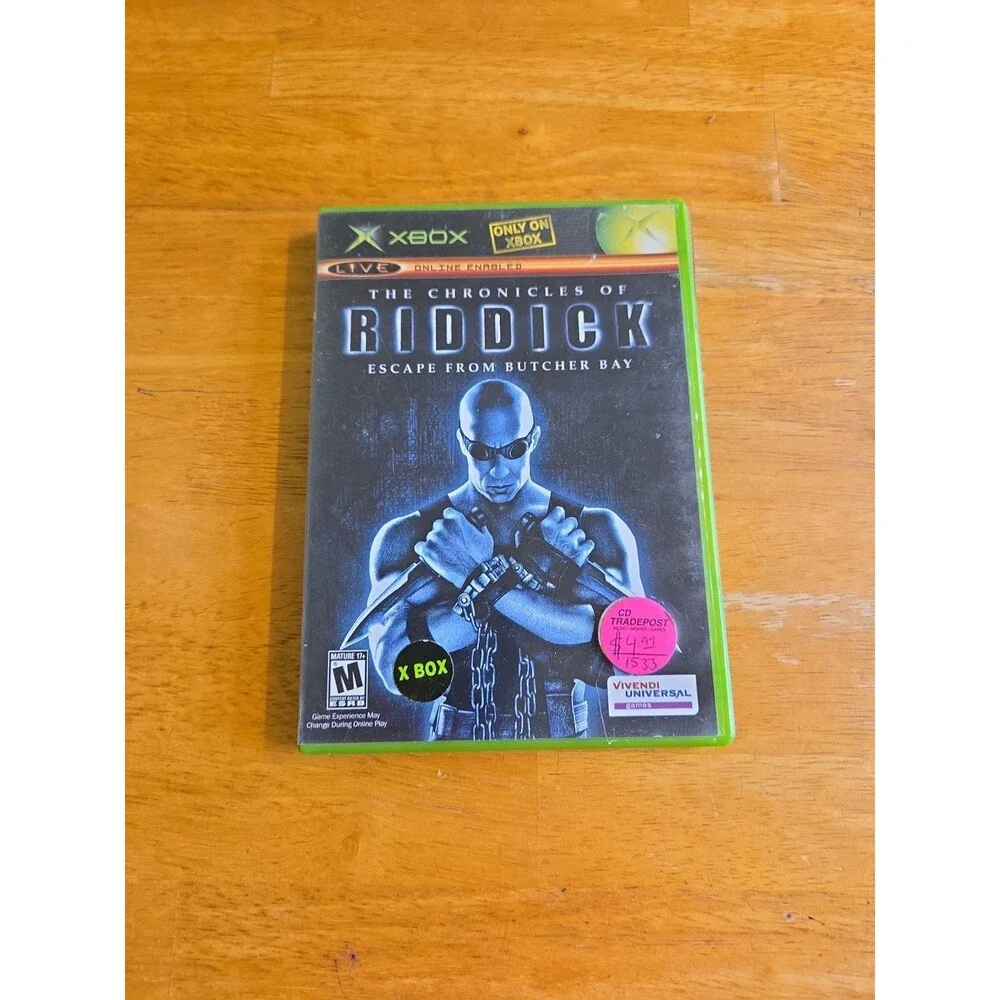 Chronicles of Riddick: Escape From Butcher Bay (Microsoft Xbox, 2004)